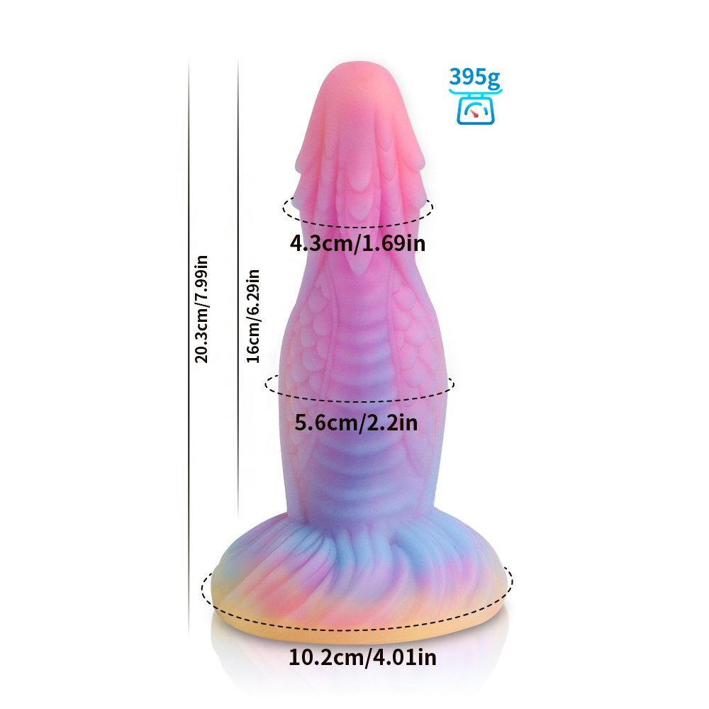 Women's Large Luminous Thrust Silicone Dildo Toy Soft and Huge Anal Sex Toy for Couples Dildos Genre