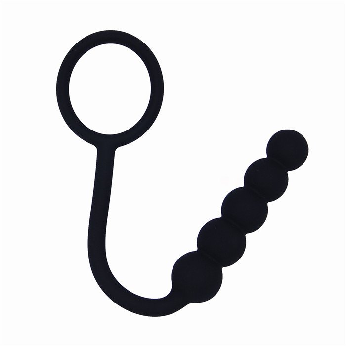 Hotselling anal sex toy silicone anal butt plug prostate massager with cock ring for male
