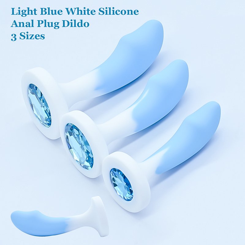 Silicone Anal Plug Crystal Base Butt Plug Sex Toys For Woman Sexy Toys Anal Trainer Adult Dildo Sex Shop