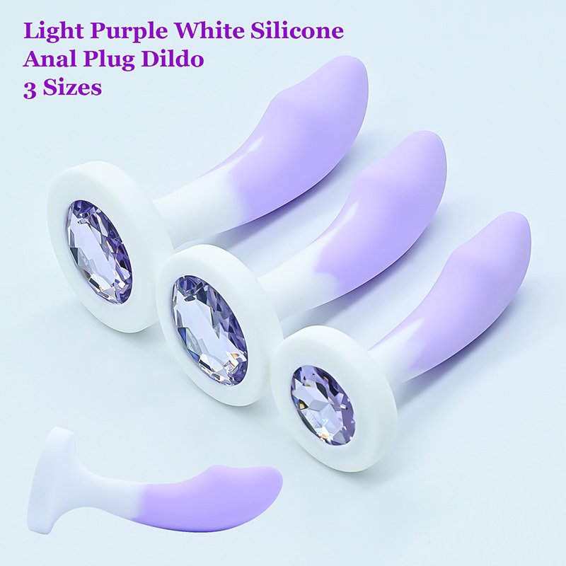Silicone Anal Plug Crystal Base Butt Plug Sex Toys For Woman Sexy Toys Anal Trainer Adult Dildo Sex Shop