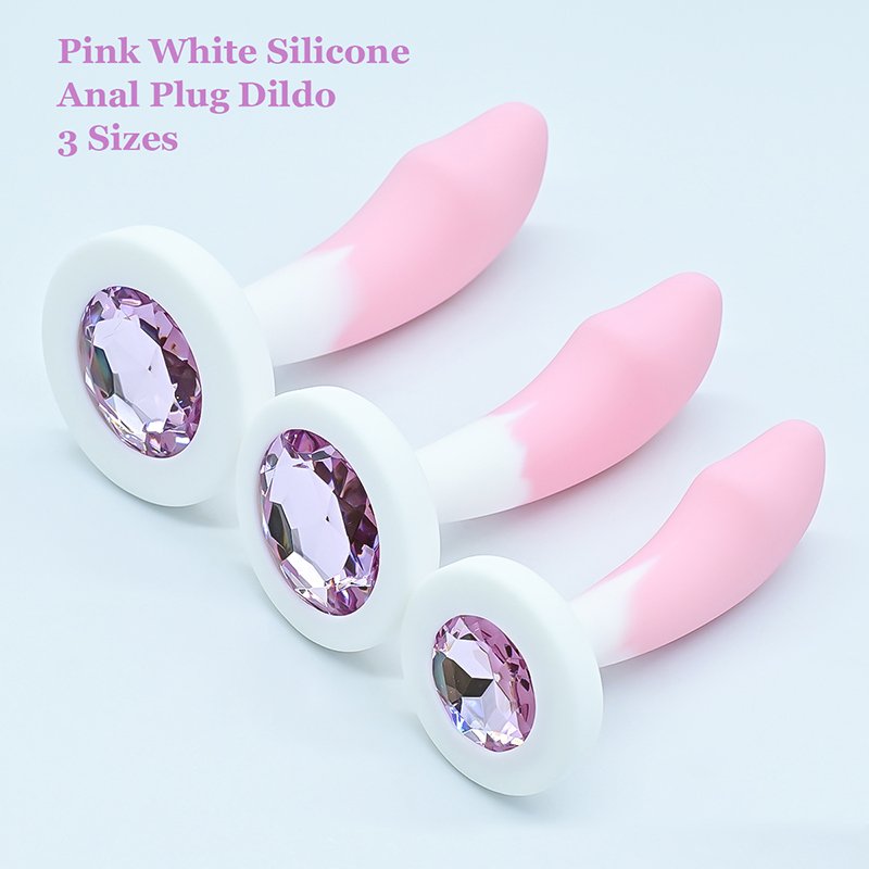 Silicone Anal Plug Crystal Base Butt Plug Sex Toys For Woman Sexy Toys Anal Trainer Adult Dildo Sex Shop