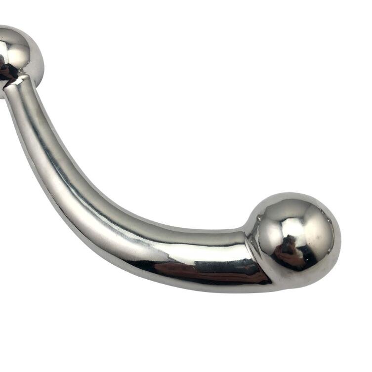 2 Sizes Stainless Steel Dildo Sex Toys for Men woman G-spot Massager Vaginal Prostate Massage Stick Anal Beads Plug Male Female%