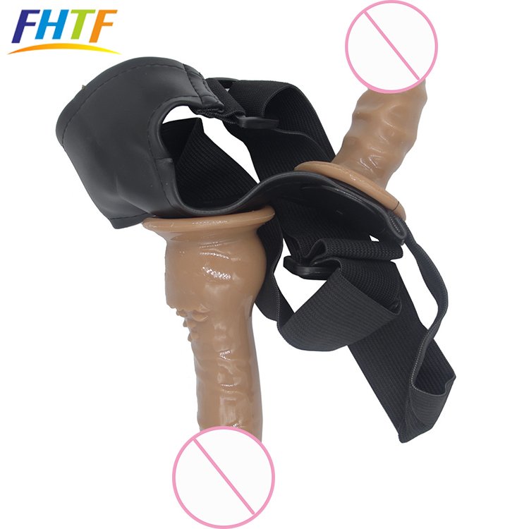 Elastic Harness Strap On anal plug wearing Double dildo pants Lesbian sex toys