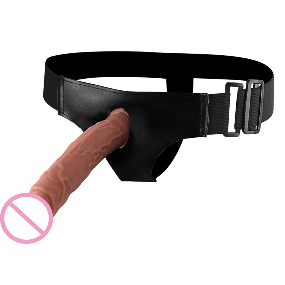 Dildo Strap G-spot Anal Butt Plug Belt Wearable Panties Adult Lesbian Masturbation Sex Toy On Realistic Penis with Suction Cup