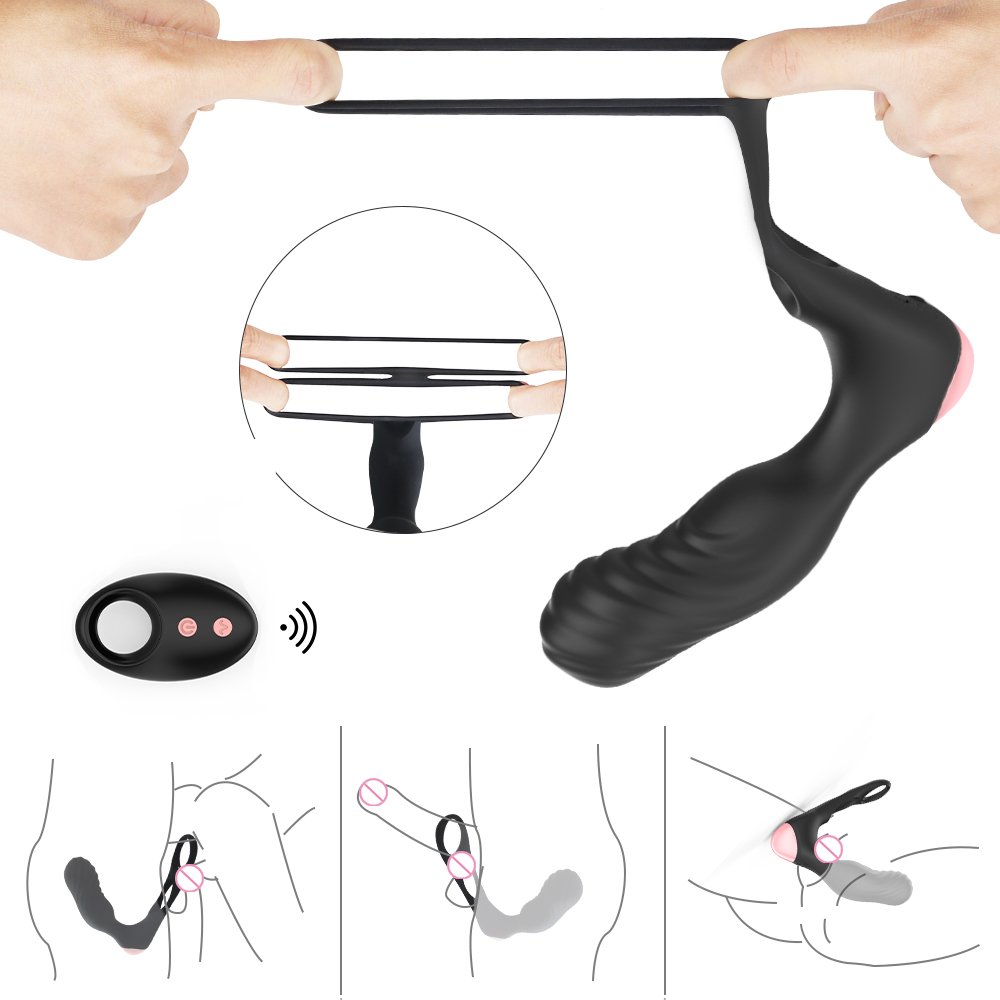 High Quality Remote Control Backyard Butt Prostate Vibrating Sex Toys Anal Plug