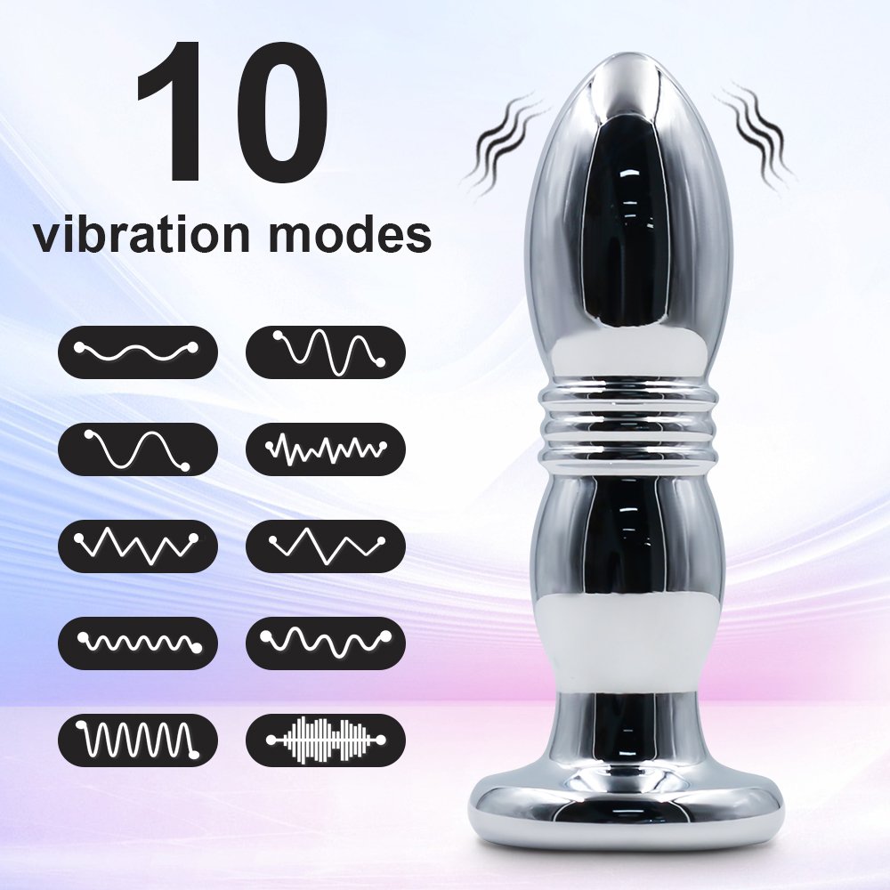 Wholesale New Sex Product Anal Plug G Sot 10 Vibration Modes Anal Sex Toys For Women And Men