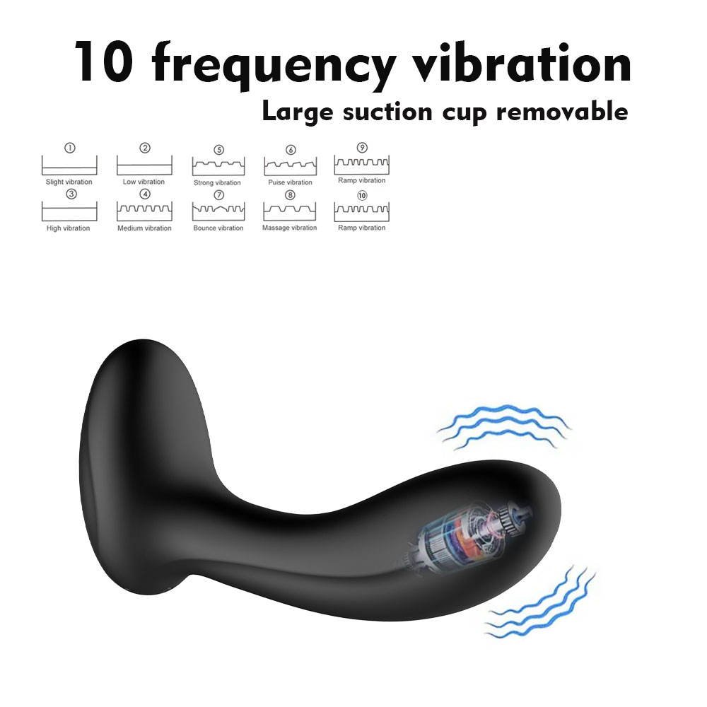Factory Sale Adjustable Silicone Anal PlugElectric Remote Control Anal Plug Toys 10 patterns huge big vibrating anal Butt Mass