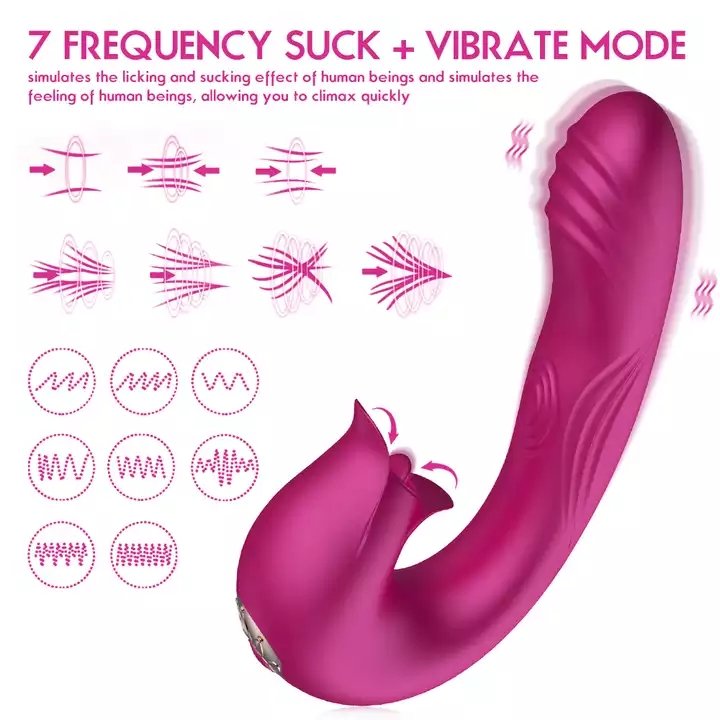 Wholesale New Sex Toy Clitoris Sucker Wearable Vagina Stimulator Anal Plug Vibrator for women