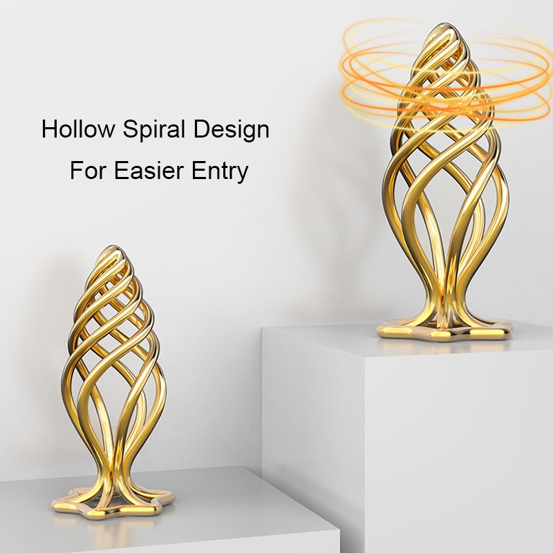 SEVANDA Adult Hollow Spiral Metal Butt Plug Anal Sex Toys for Women and Men Juguetes Sexuales
