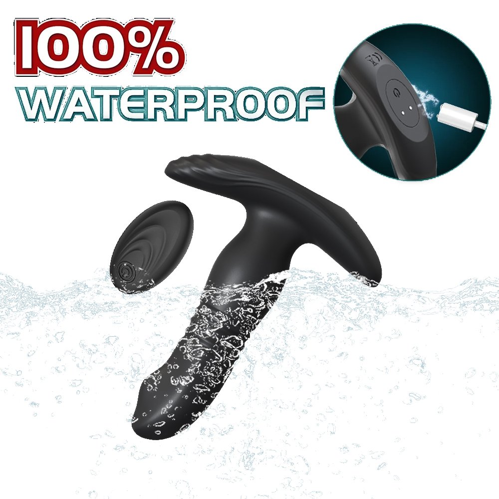 Stretch vibration mode new retractable prostate massager anal plug adult sex toys sold well