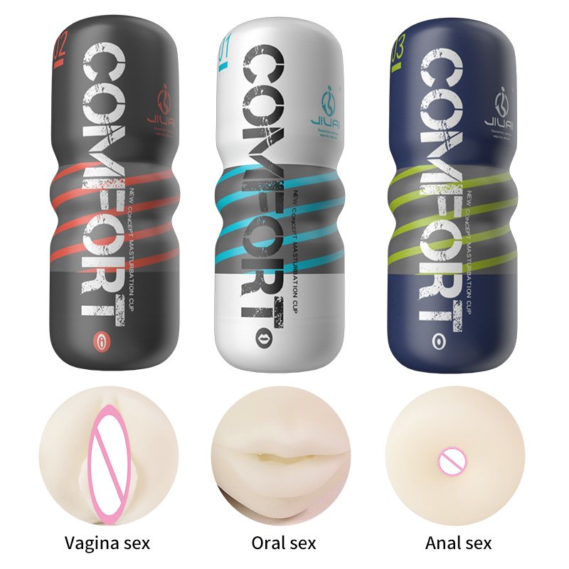 Netphi Adult 3D Soft Realistic Textured Vagina Stroker Easy-Clean Portable Masturbation Cup for Men