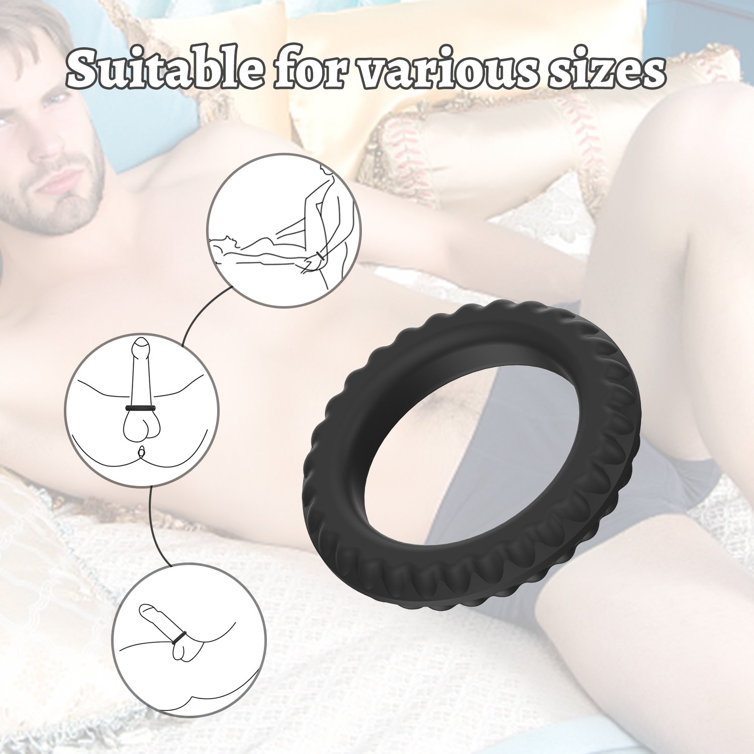 Anal Sex Toy Butt Anal Plug For Couples Cock Rings Penis Ring For Penis Enlargement Cock Cage Delay Ejaculation Cock Rings