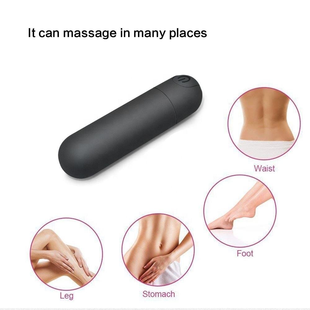 Anal Toy Stainless Steel Vibrator Bullet USB charge mini bullet vibrator toy for women masturbation sex toy for men