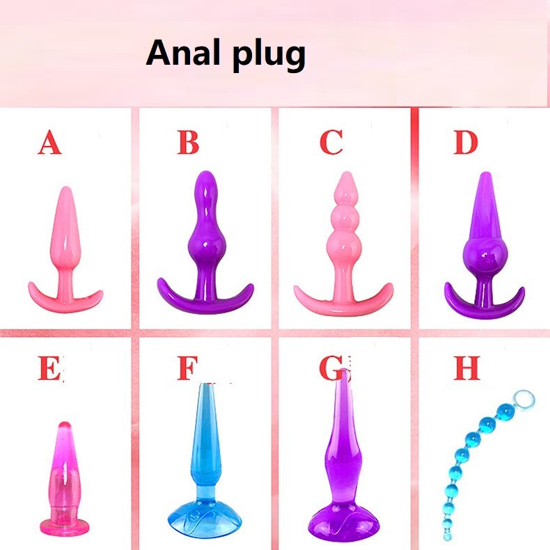 Niusida Crystal Butt Plugs Medical Silicone Anal Plug sex toy for man masturbation device