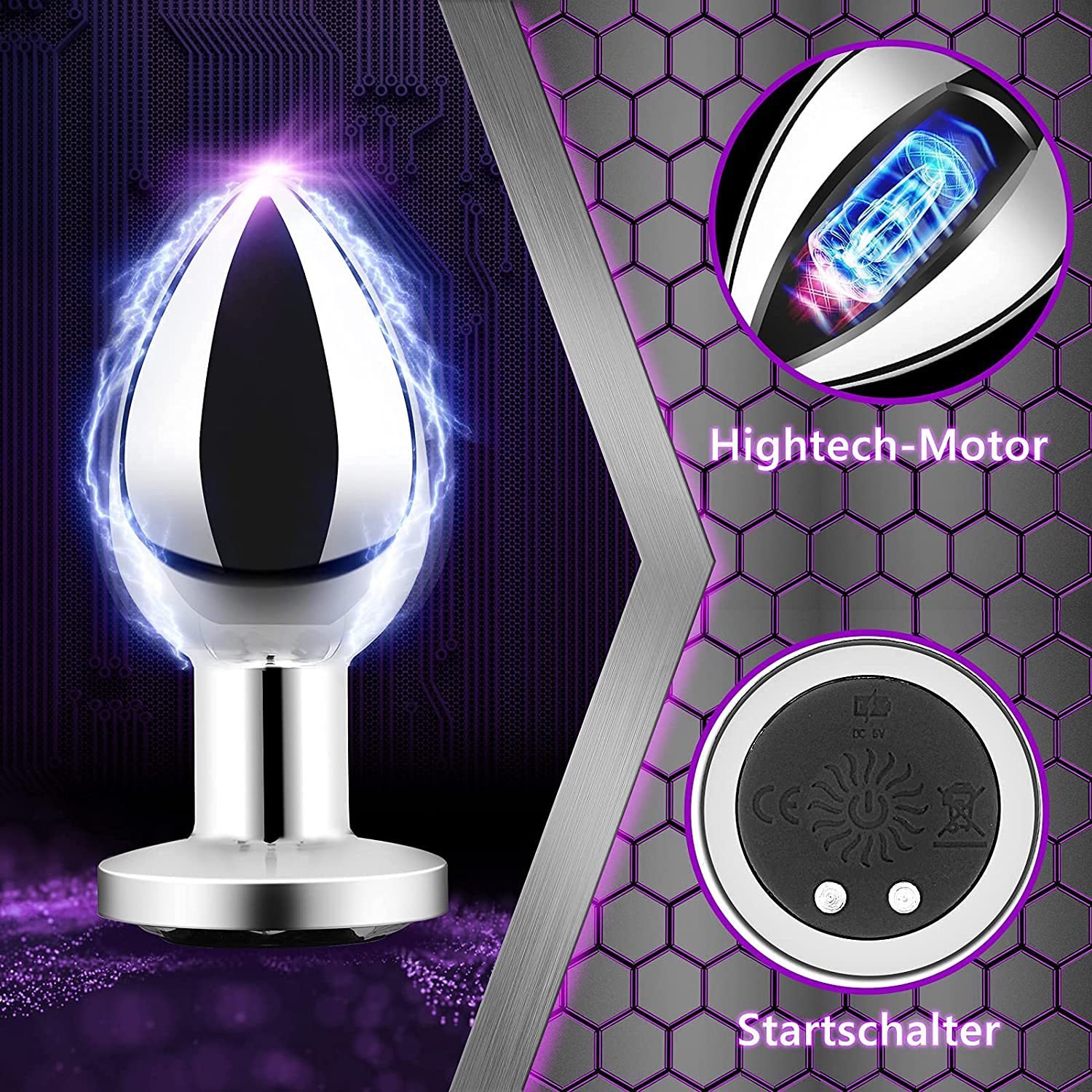 Vibrator Anal Plug Anal Toys Wireless remote control Electric Anal Plug Butt Plug Adult Sex Toys For Woman
