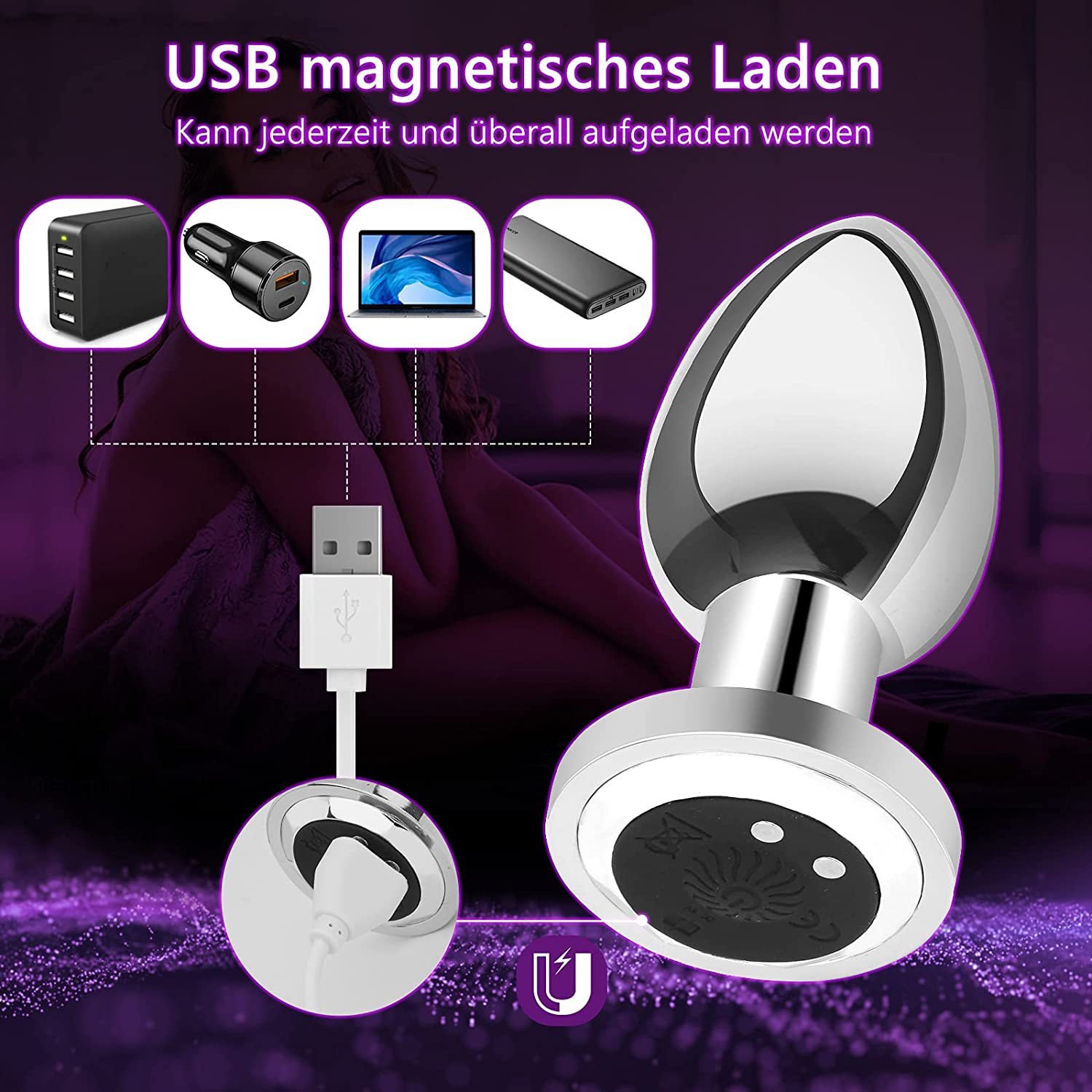 Vibrator Anal Plug Anal Toys Wireless remote control Electric Anal Plug Butt Plug Adult Sex Toys For Woman