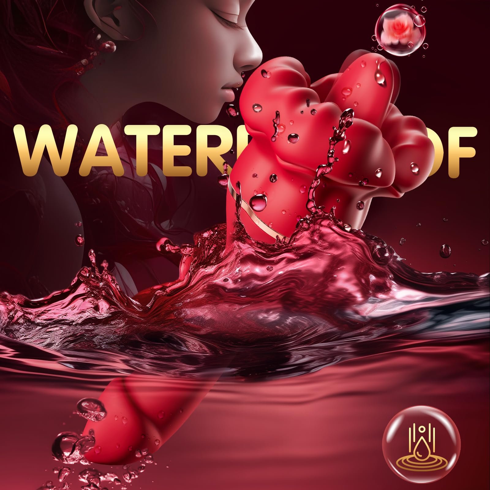 AIZHILAN Adult sex toy wholesale shop of The new red lip and tongue licker for women stimulates the breasts and clitoris