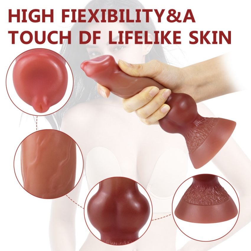 Realistic Huge Dog Dildo Anal Plug With Suction Cup Silicone Big Butt Plug Prostate Massager Adult Sex Toys for Women