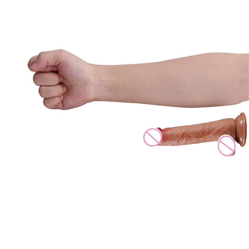 Wholesale Thick Penis Dildo Sex Toys for Women Silicone Skin Adult Sex Toys Vaginal or Anal Strap-On Harness