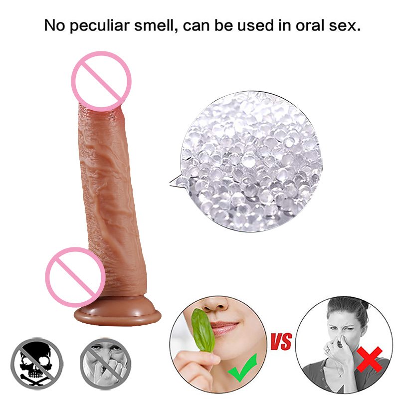 Wholesale Thick Penis Dildo Sex Toys for Women Silicone Skin Adult Sex Toys Vaginal or Anal Strap-On Harness