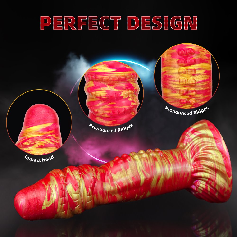 Flexible Large Dildo Realistic Pleasure Silicone Sex Toy for Men and Women Adult Sex Toy