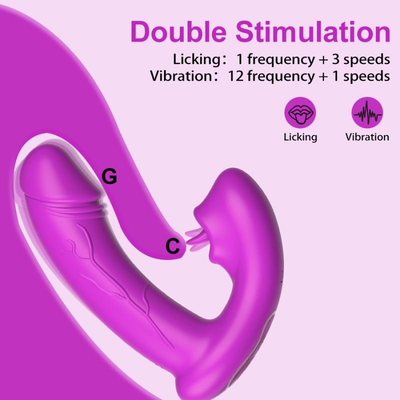 Realistic Dildo Wearable Dildo Vibrator For Woman Vagina Massage G Spot Stimulator Adult Sex Toys Licking Vibrator