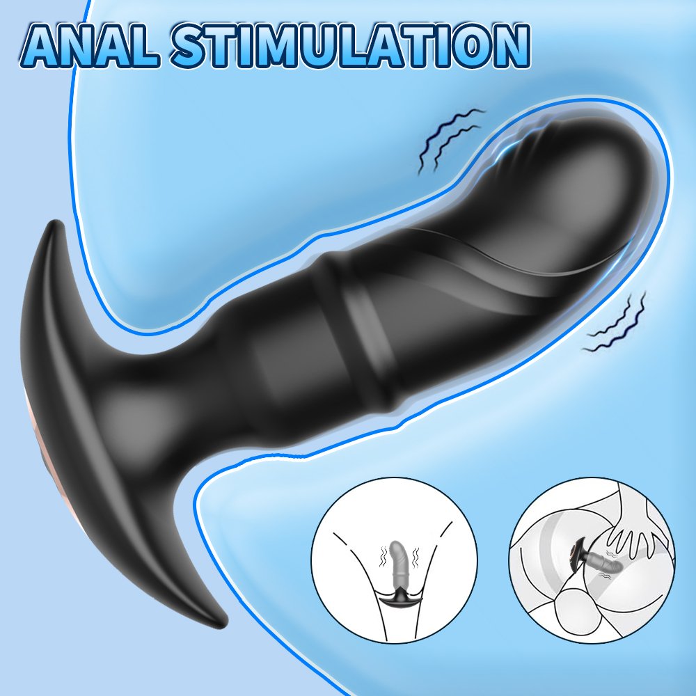 Direct selling anchor silicone posterior anus plug stimulates men and women to go out and wear anus plug toys