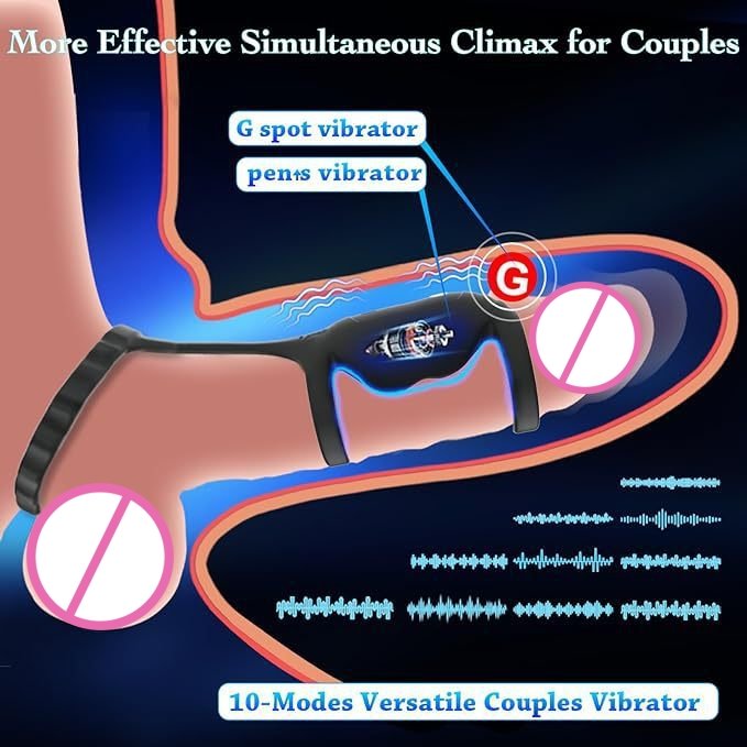 Prostate Massager Anal Plug Vibrator Sperm Lock Ring Delay Ejaculation Trainer Penis Ring for Men