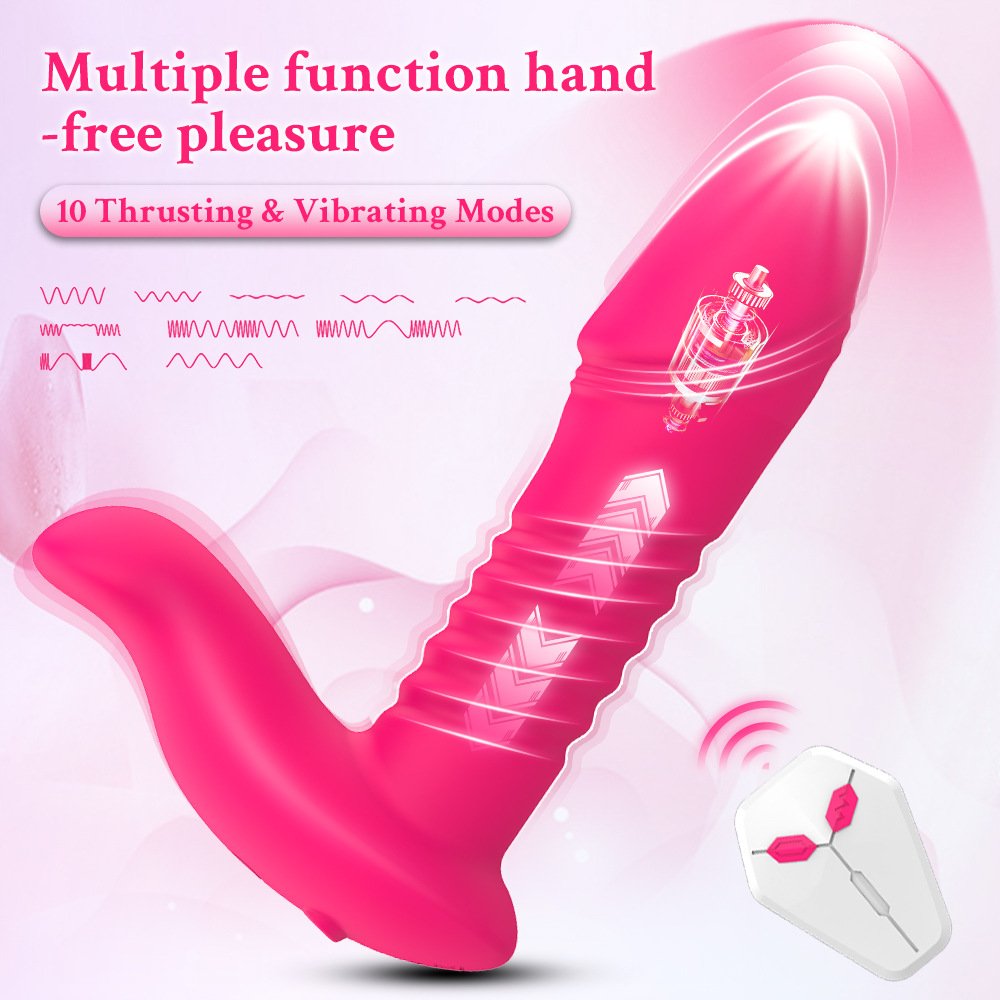Silicone Full body coated RC Anal Plugs Training Prostate Massage Strong Vibrating Telescopic butt Plug Adult Sex Toys for Men