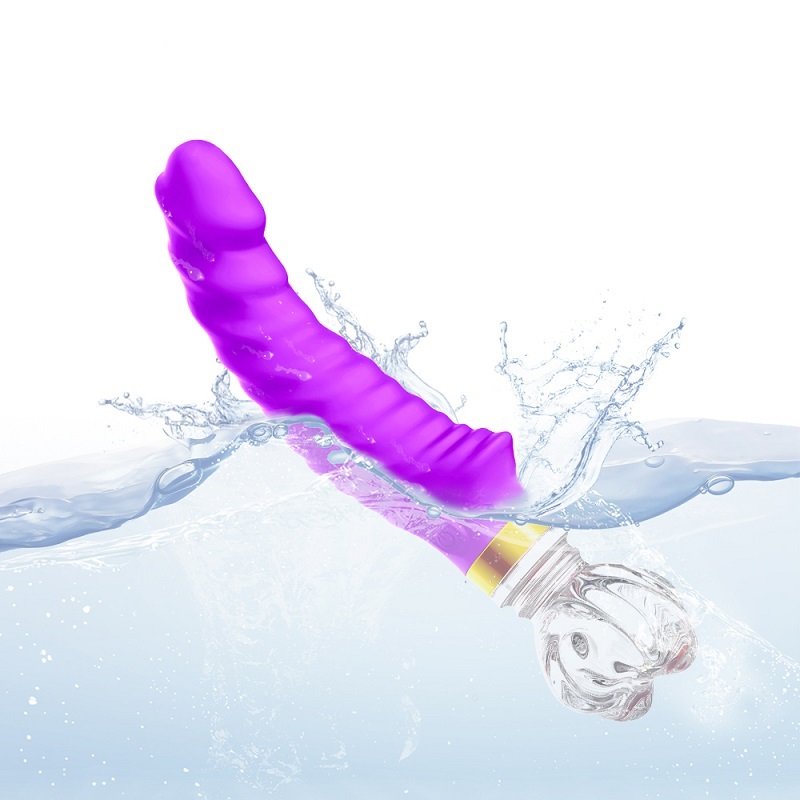 Luminous crystal pyrex clear glass grip dildos adult toy for women big crystall glass silicone dildo adults sex toys anal set