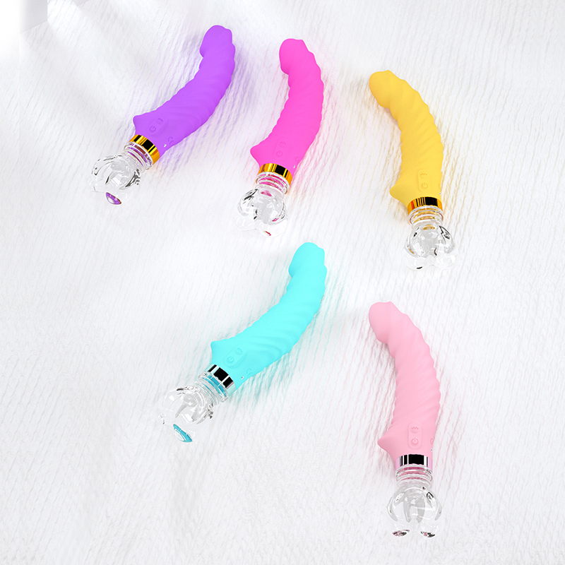Luminous crystal pyrex clear glass grip dildos adult toy for women big crystall glass silicone dildo adults sex toys anal set