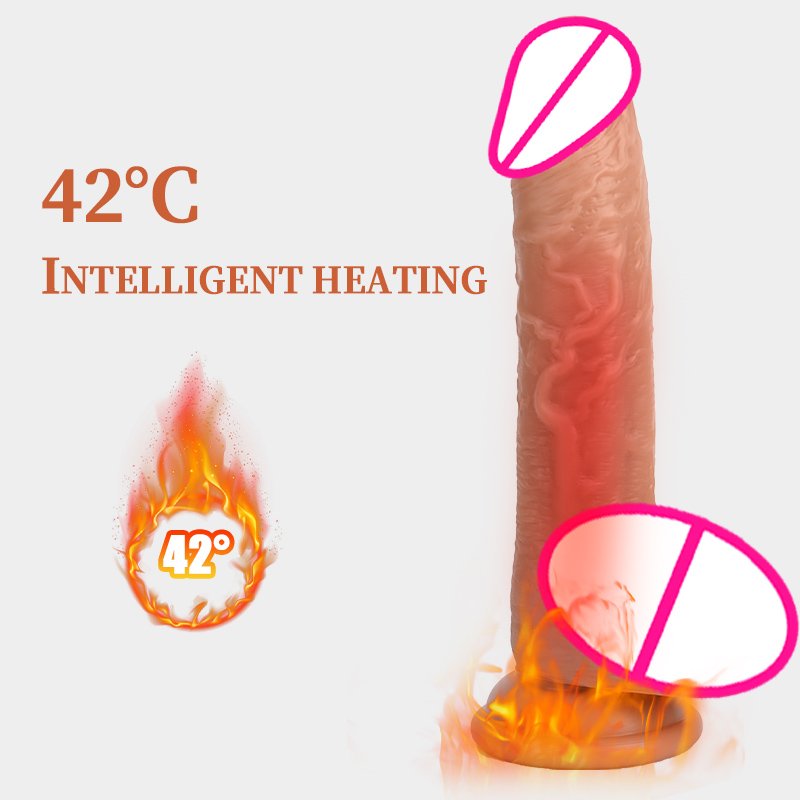 Thrusting Realistic Anal Dildos Vibrator Vibrating Heating Stimulator with Remote G-spot Clitoral Massager Sex Toys for Women