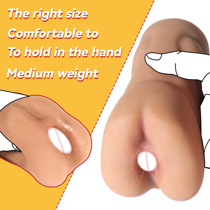 1.45lb Sexy Realistic Gay Masturbation Single Channel Anal Toy Penis Stimulation Pocket Pussy Anal Toys For Men Culo