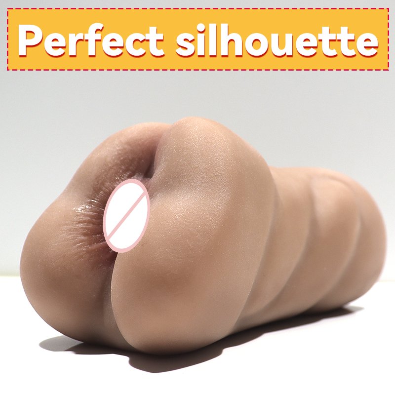 1.45lb Sexy Realistic Gay Masturbation Single Channel Anal Toy Penis Stimulation Pocket Pussy Anal Toys For Men Culo