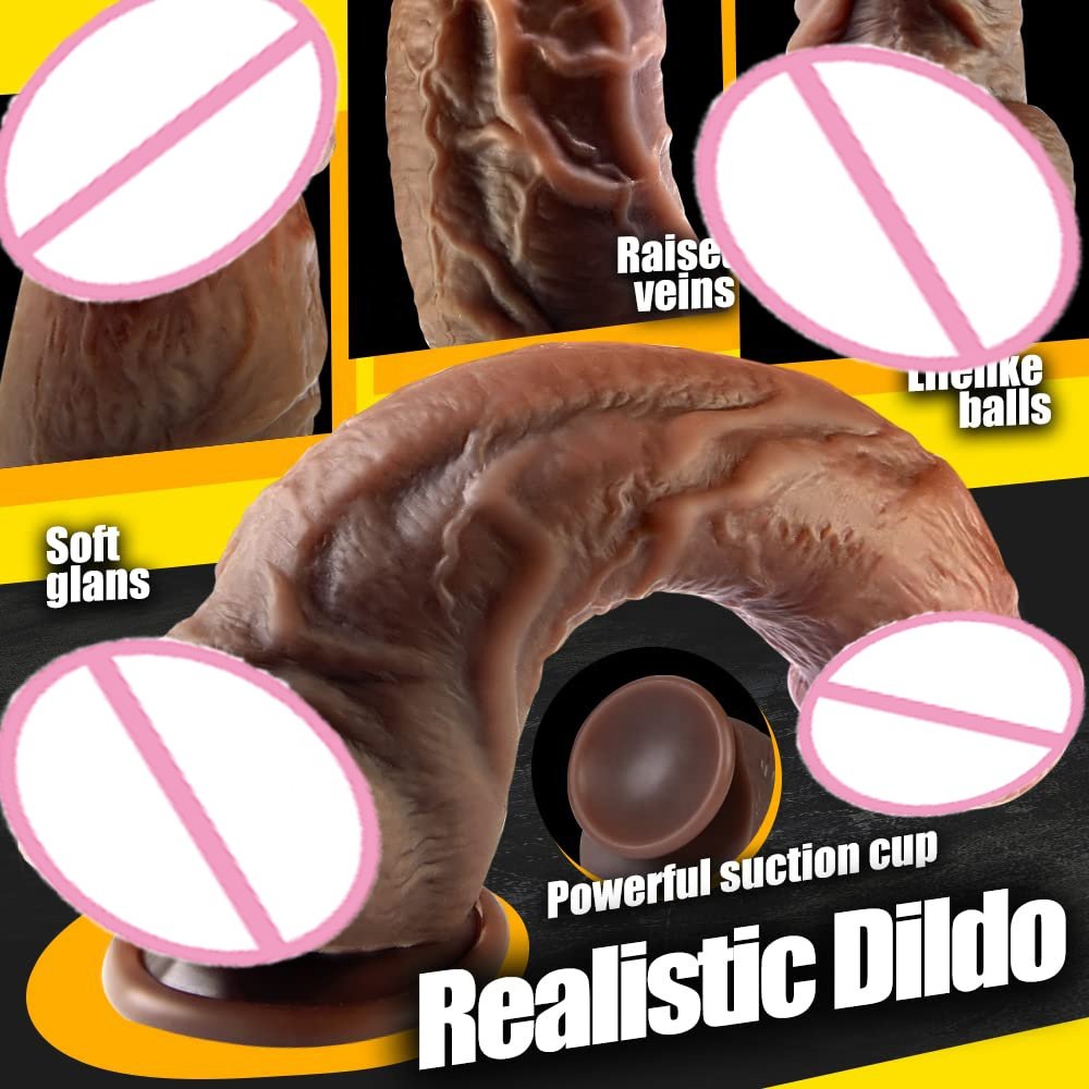 Huge Thick Dildo For G spot Stimulation Orgasm Big Black Dildos With Suction Cup Vagina Anal Sex Toys For Women and Men