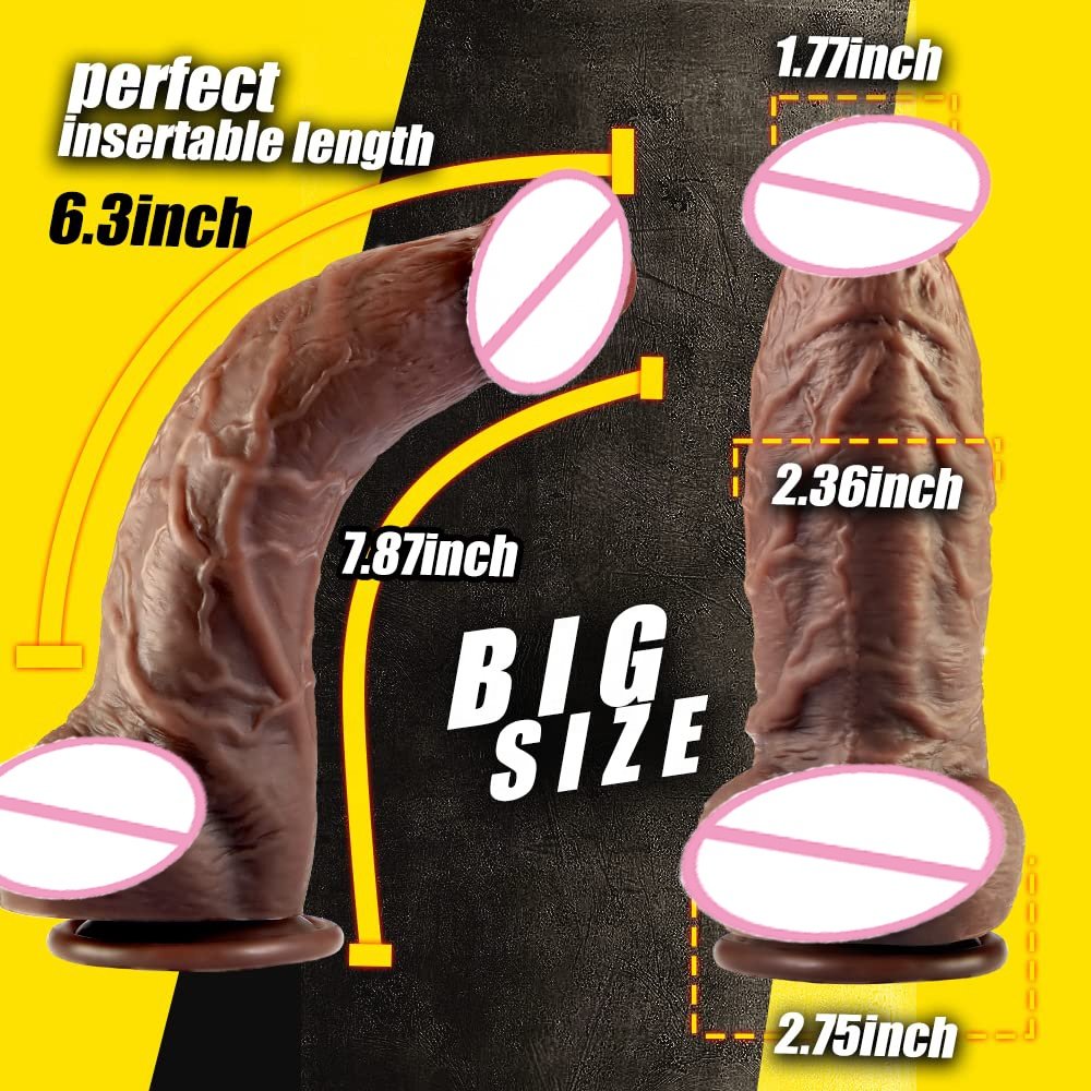 Huge Thick Dildo For G spot Stimulation Orgasm Big Black Dildos With Suction Cup Vagina Anal Sex Toys For Women and Men