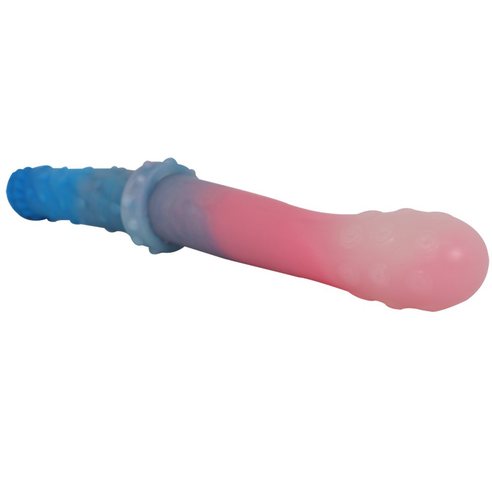 Colorful dual-purpose simulated penis pull homosexual masturbation anal and vaginal masturbation double headed stick sex toys