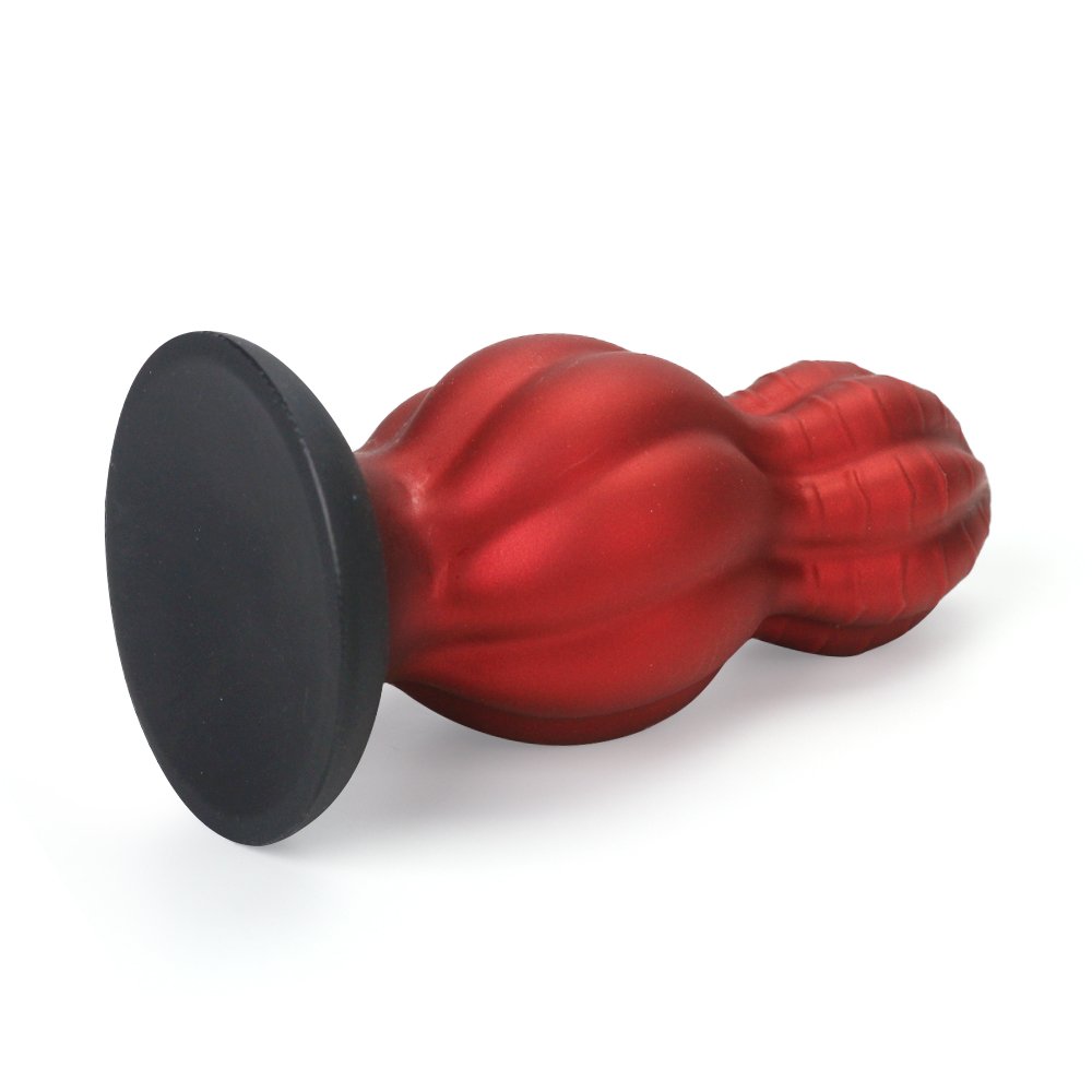 New Design Large Soft Silicone Adult Butt Plug Set Red Thrust Anal Sex Dildo Unisex Adult Sex Toy