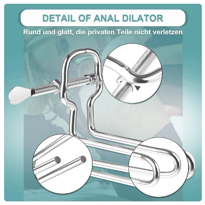 Adjustable Stainless Steel Adult Anal Vaginal Speculum Sex Toy Butt Plug for Women Juguetes Sexuales