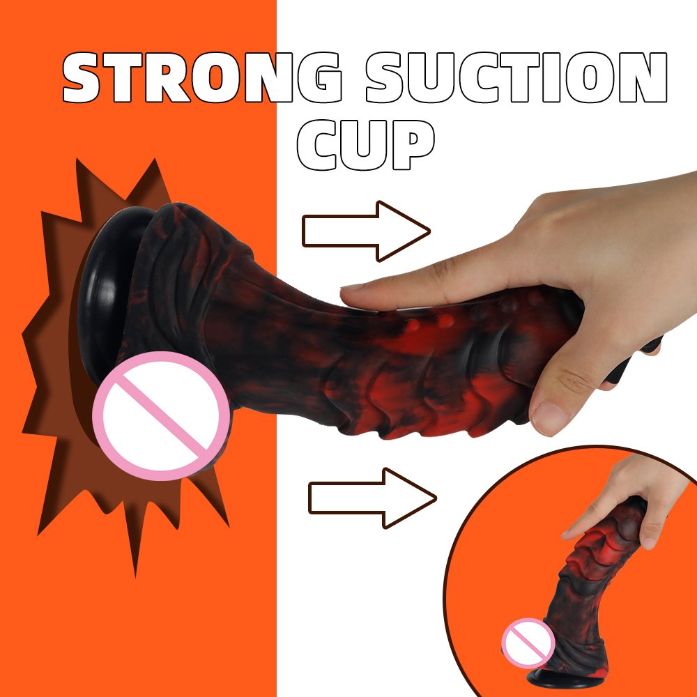 XISE Adult toy Monster dildo Seductive Ridge Monster dildo Realistic dildo with powerful suction cup