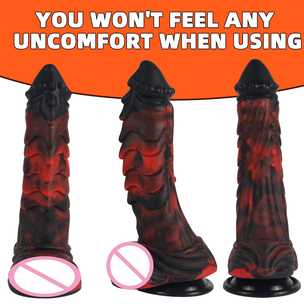 XISE Adult toy Monster dildo Seductive Ridge Monster dildo Realistic dildo with powerful suction cup