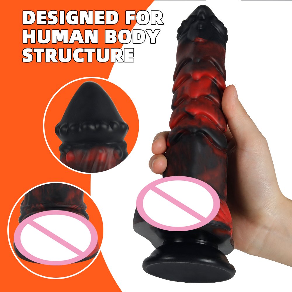XISE Adult toy Monster dildo Seductive Ridge Monster dildo Realistic dildo with powerful suction cup