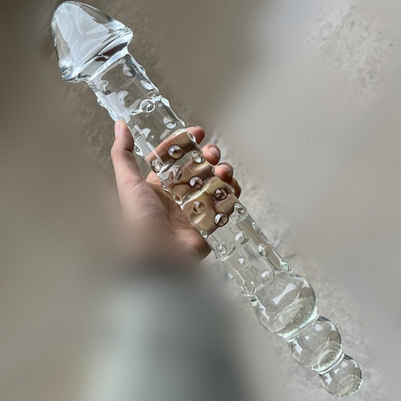 Hot Products Anal Beads Butt Plug Vaginal Crystal Glass Dildo Sex Toy