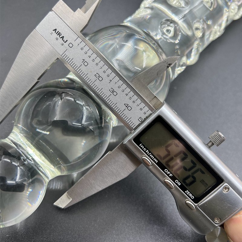 Hot Products Anal Beads Butt Plug Vaginal Crystal Glass Dildo Sex Toy