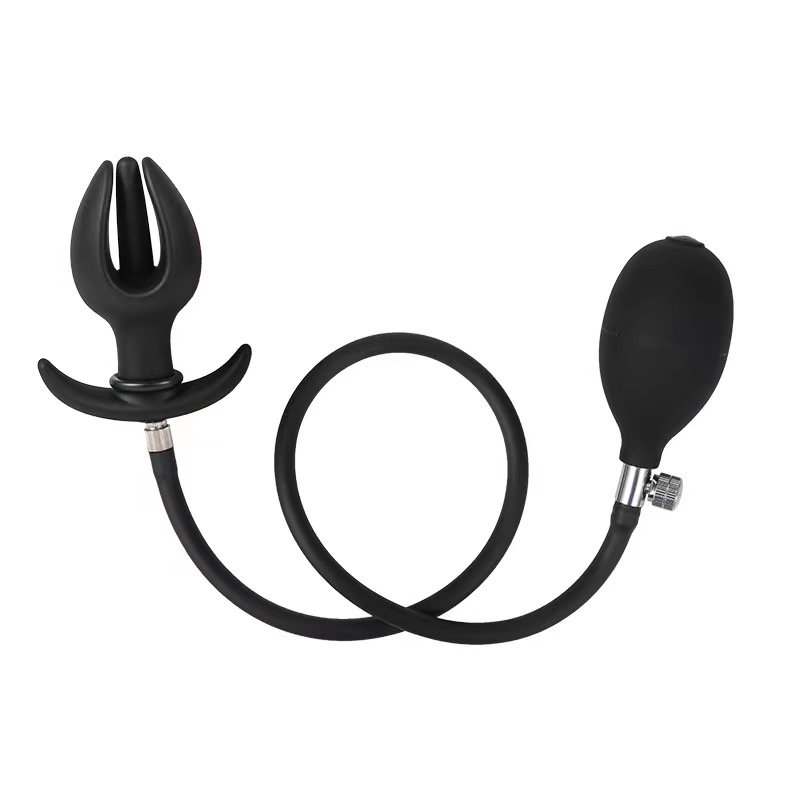 Inflatable Anal Plug Expandable Butt Plug With Pump Anal Massager Adult Sex Toys
