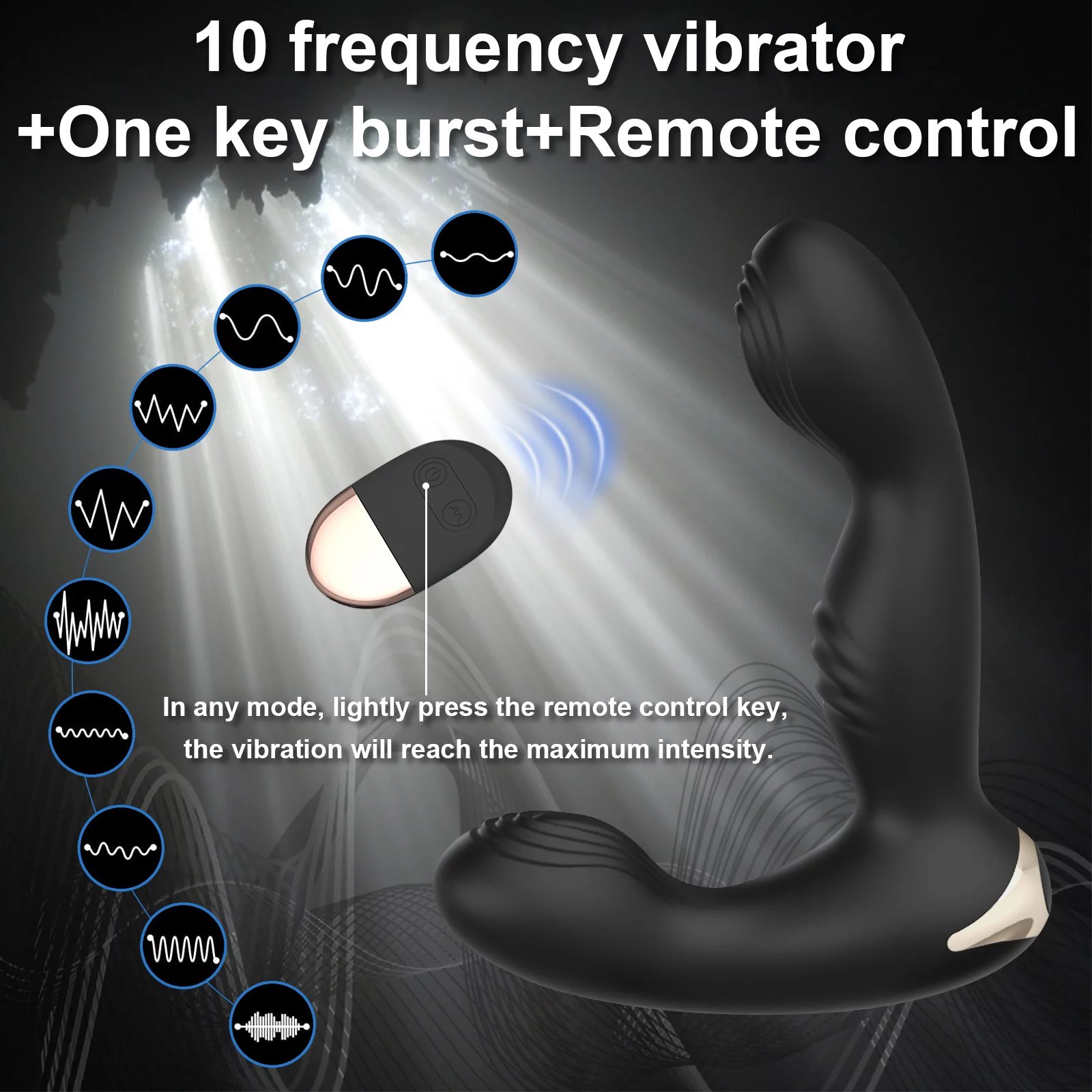 Wireless Remote Control Prostate Massager Anal Plug Vibrator Thrusting Vibrating G Spot Massager Sex Toys for Men Women Couples