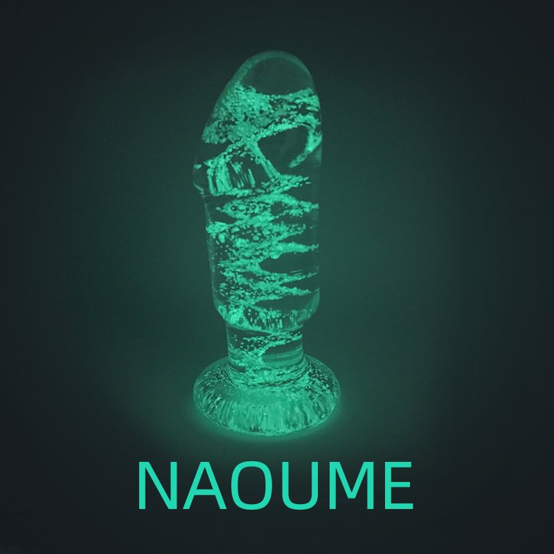 Classic Glass Crystal Transparent Glow in the dark Anal Plug anal dildo penis female butt plug Sex Toys For Men And Woman