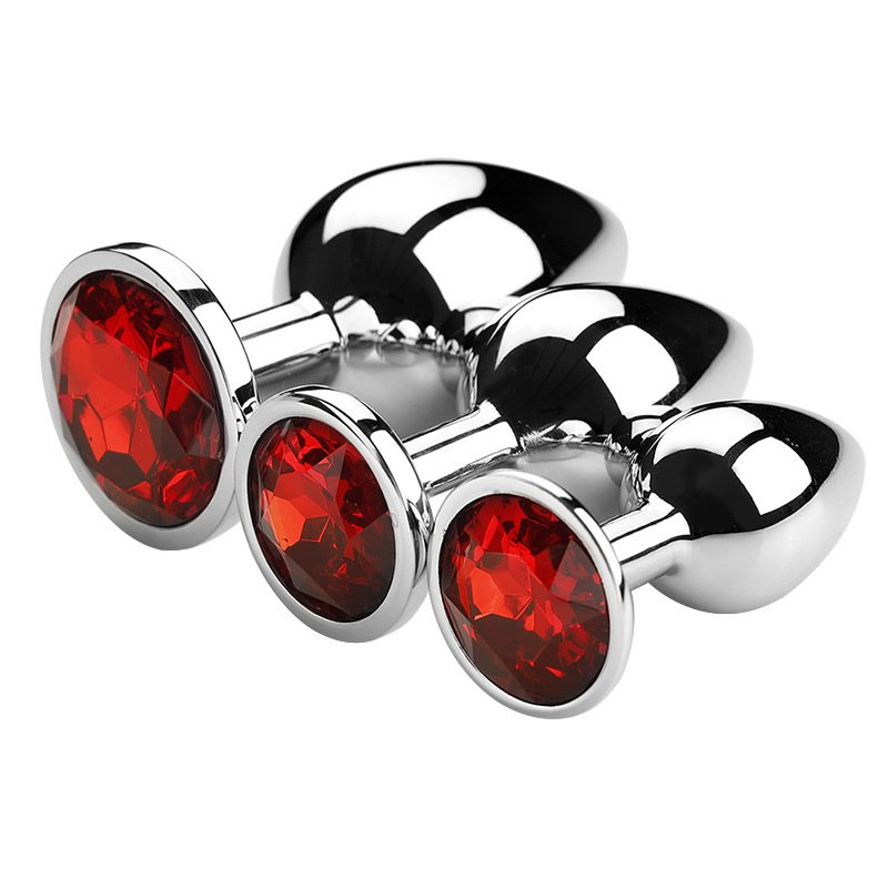 xese Colorful Metal Anal Sex Toy for Man And Woman