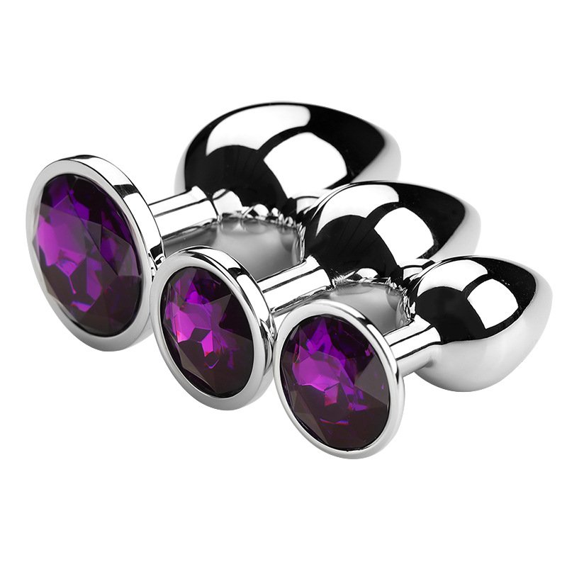 xese Colorful Metal Anal Sex Toy for Man And Woman