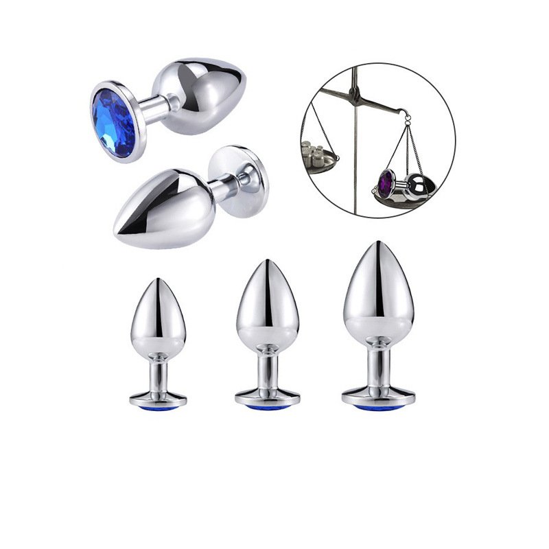 xese Colorful Metal Anal Sex Toy for Man And Woman